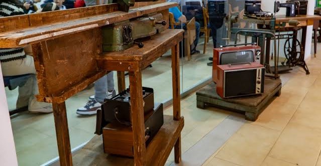 Poltrona recuperata nel Centro del Riuso